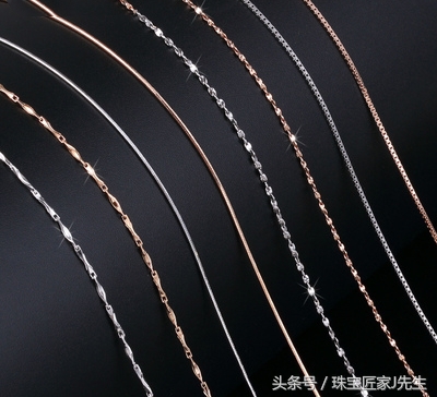 1mm粗的项链,1mm米金项链