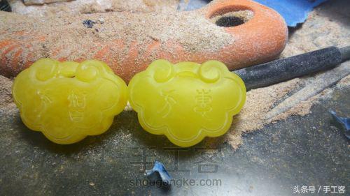 手工雕刻金锁,自学雕刻如意锁最简单的图纸