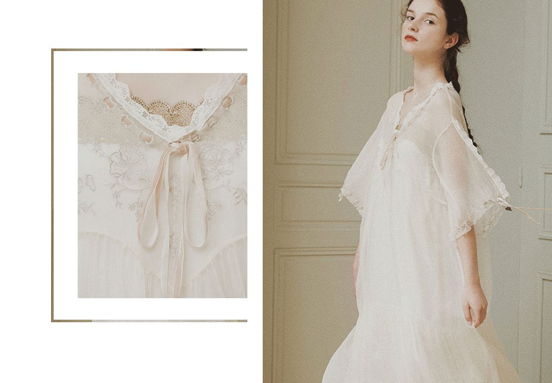 这么美的轻柔仙气的居家服 让你感受「唐顿庄园」般的英式贵族风