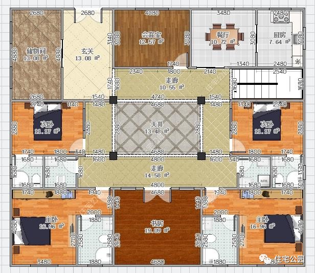 农村房子翻新改造徽派四合院,破旧老四合院改造出来让人惊艳