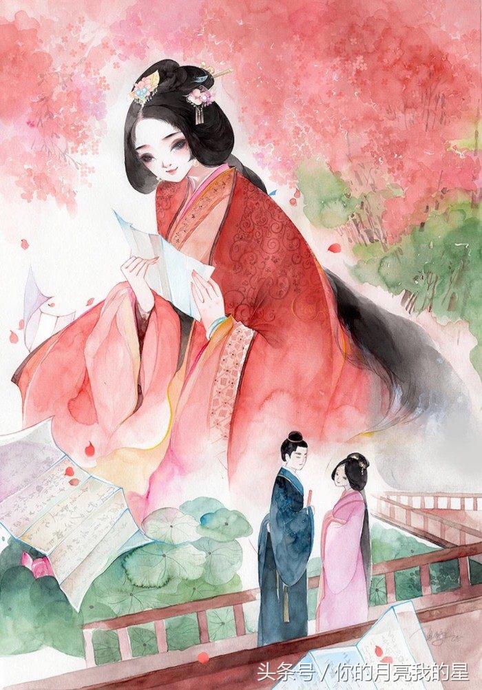 十二星座古风画像女,十二星座最美古风女孩图片