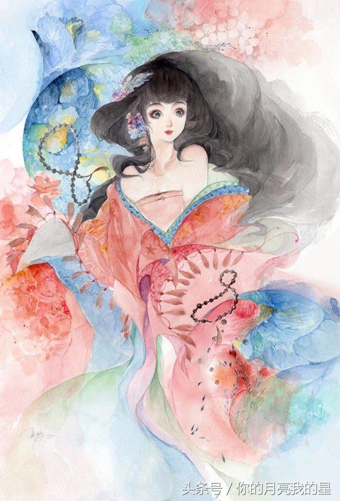 十二星座古风画像女,十二星座最美古风女孩图片