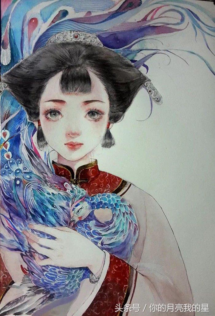 十二星座古风画像女,十二星座最美古风女孩图片