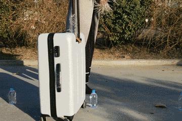 评测行李箱暴力,新秀丽maisonkitsune行李箱