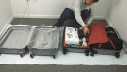 评测行李箱暴力,新秀丽maisonkitsune行李箱