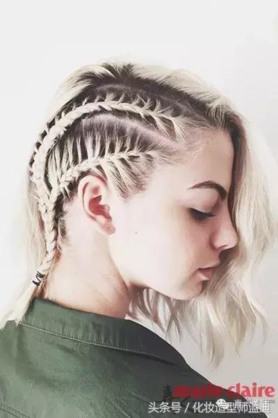 披头散发辫子怎么编发好看简单,编发披头散发视频