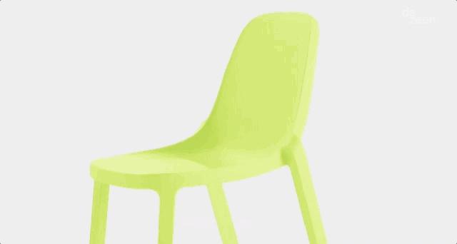 椅子丨专用回收材料制造，每卖一把少一个客户