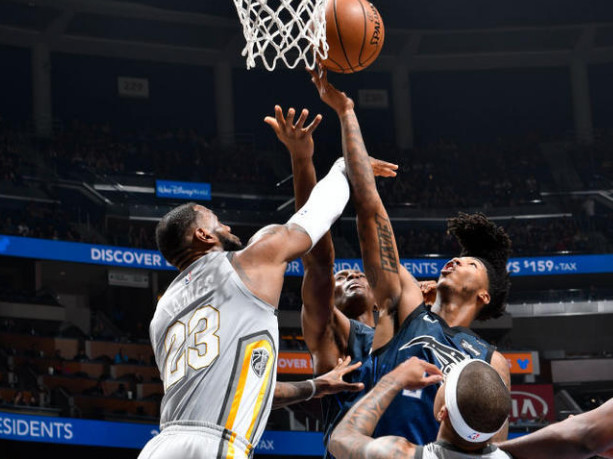 骑士和奇才三分大战詹姆斯绝杀,骑士抢七逆转魔术最后一节完整