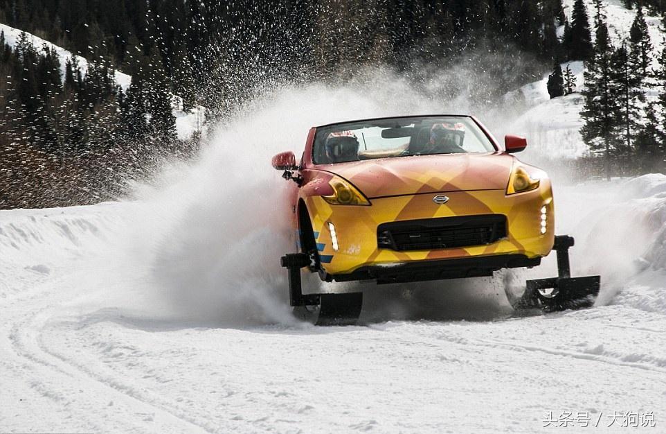 日产推出酷炫旗舰雪地车370Zki，配滑雪板和坦克履带，碾压性越野