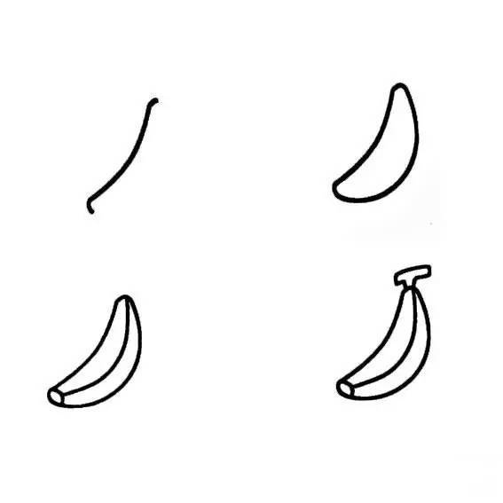 儿童简笔画大全图片水果涂色,秋天成熟的水果有哪些简笔画