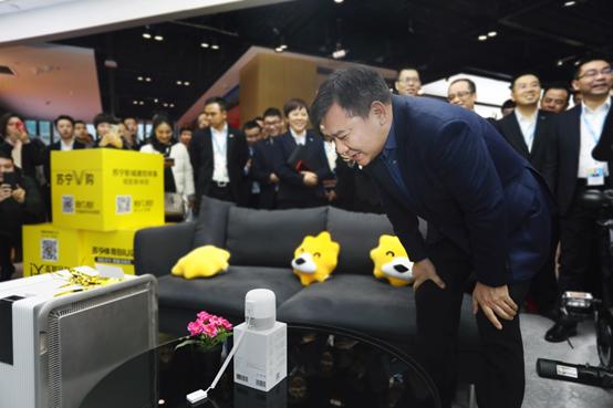 张近东自曝布局智慧零售线,张近东零售云视频