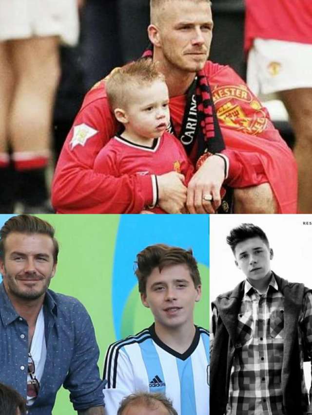 贝克汉姆大儿子颜值到底怎样,贝克汉姆三个儿子颜值巅峰