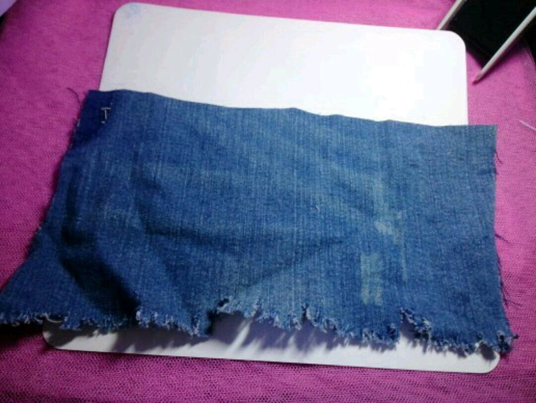 最简单的牛仔收纳袋,废物利用自制挂墙收纳袋