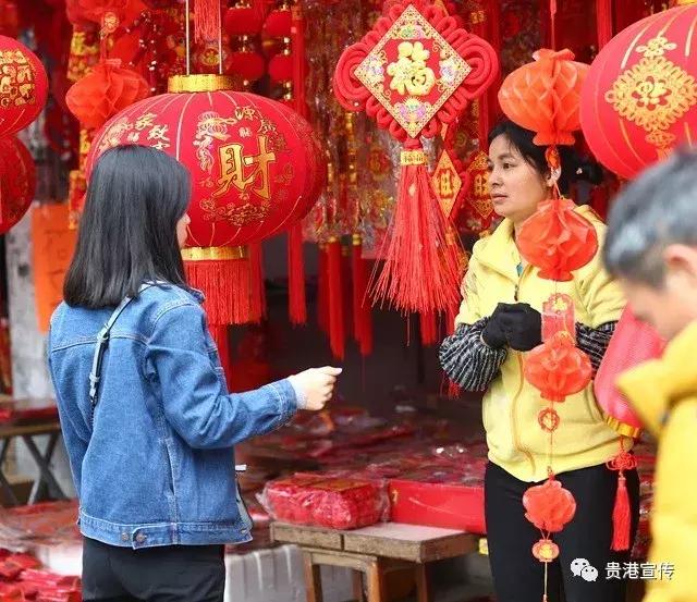 年味十足街拍图片大全,春节贵港街头