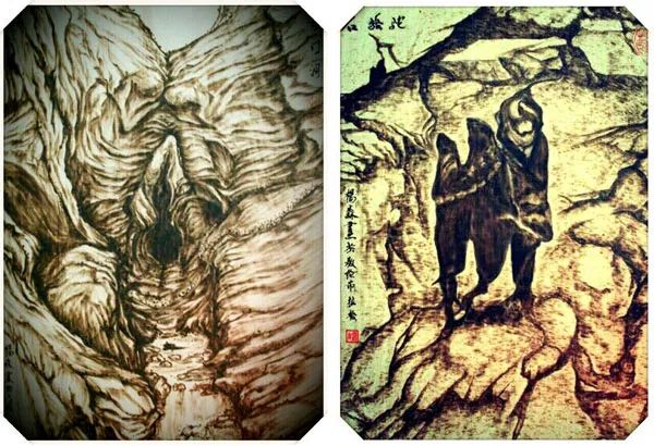 非遗烙画以火为墨绘经典,烙画艺术国家级非遗