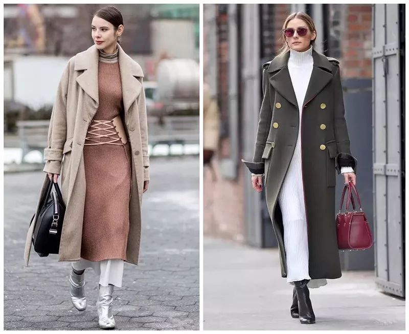 2018冬时尚大衣搭配,2019最时尚的穿搭大衣