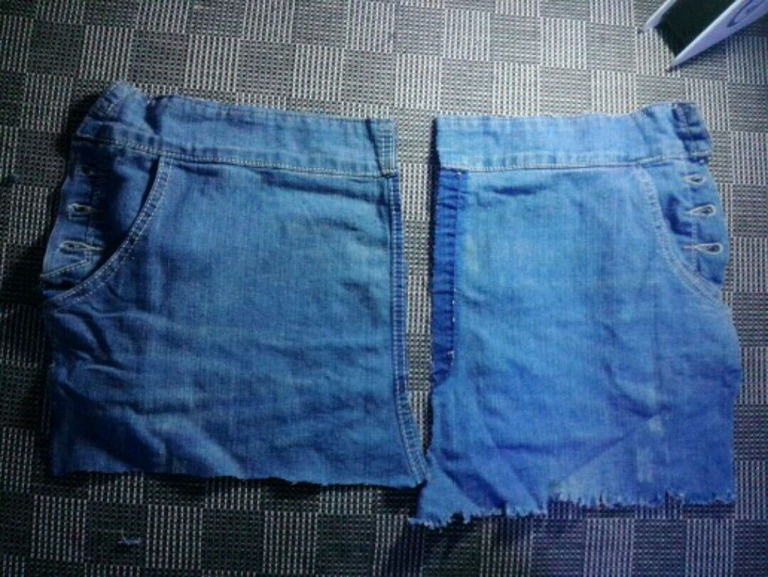 最简单的牛仔收纳袋,废物利用自制挂墙收纳袋