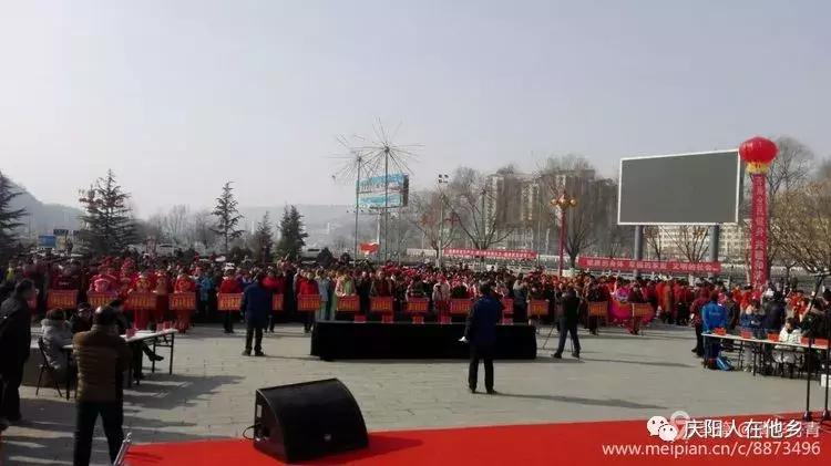 清华丹青诗赞二O一八年宁县广场舞大赛