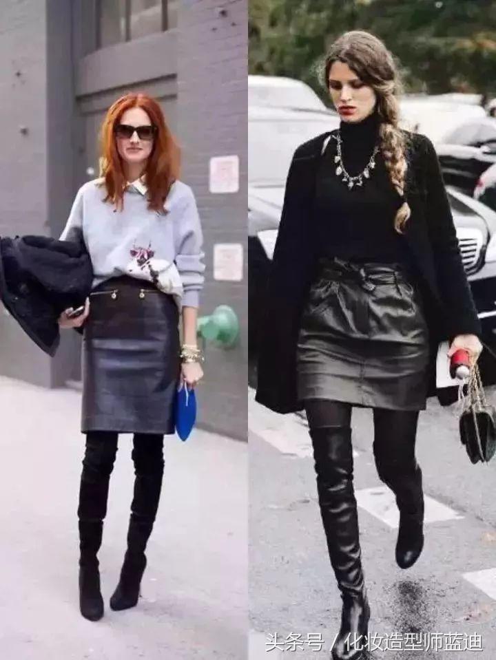 过膝长靴怎么穿搭才好看,过膝长靴怎么搭配更好看