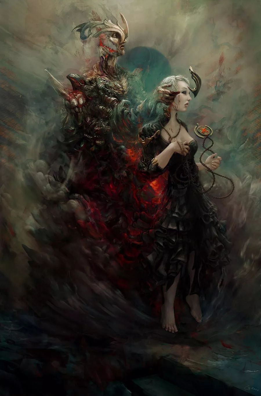 商业插画和艺术插画共同点,插画与现实结合创意插画