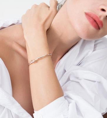 露手腕的季节来了黄金手镯,露手的季节纯银手镯