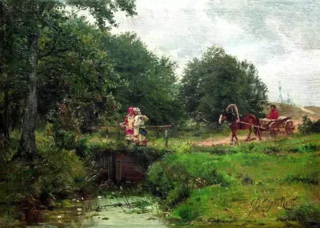 意象油画名家作品,当代中国油画名家写生风景