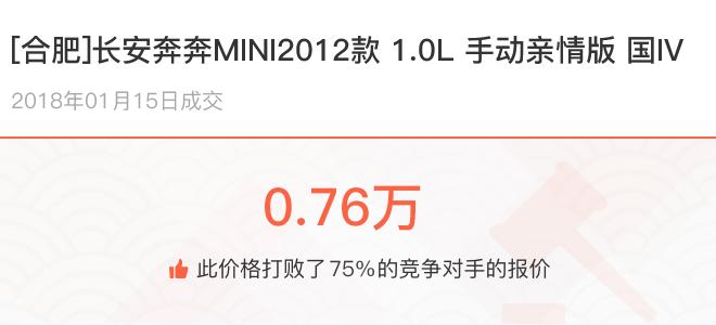 长安奔奔mini落地价,2018年上户长安奔奔mini值得买吗