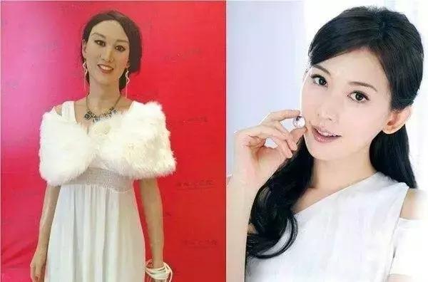 baby蜡像合影腰围,baby蜡像酷似戚薇