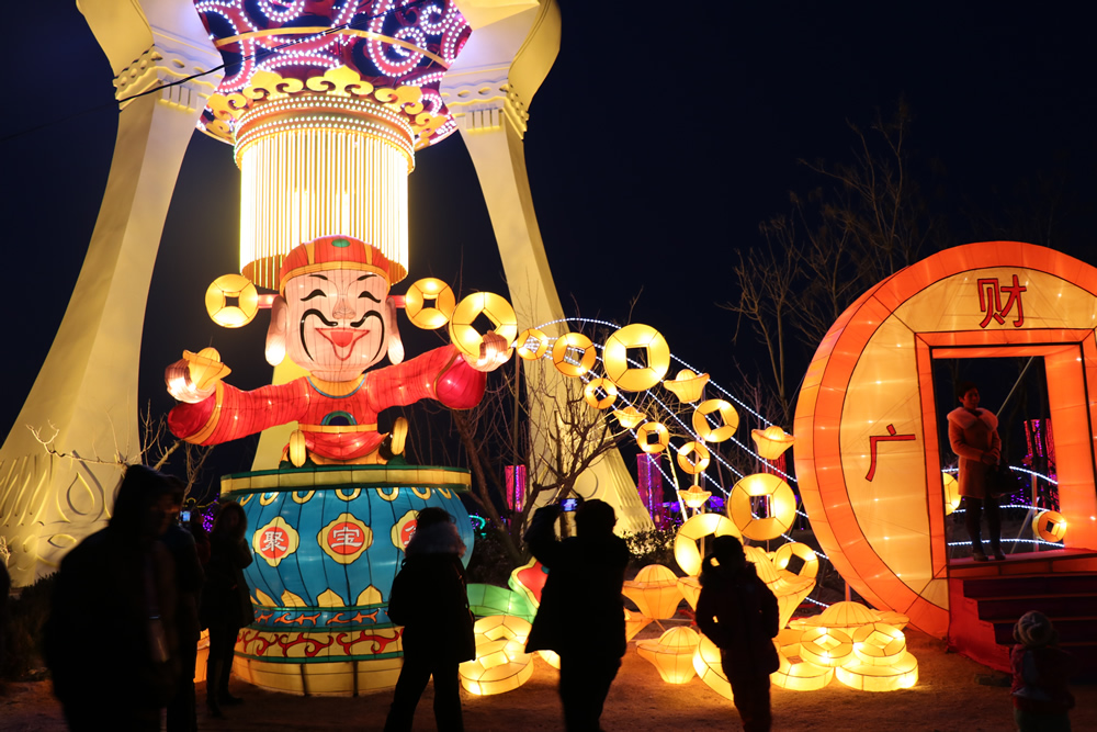 峡山灯会2021航拍,峡山灯会2021照片