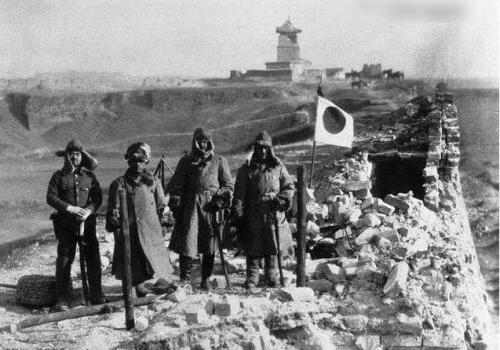 日军侵华战争侵占广西梧州吗,侵华日军侵占河北保定的真实影像