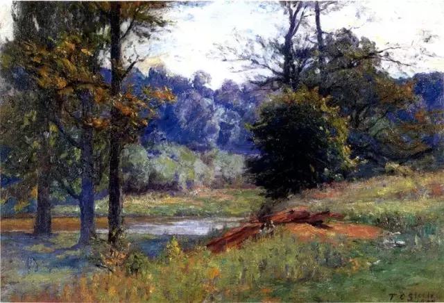 意象油画名家作品,当代中国油画名家写生风景