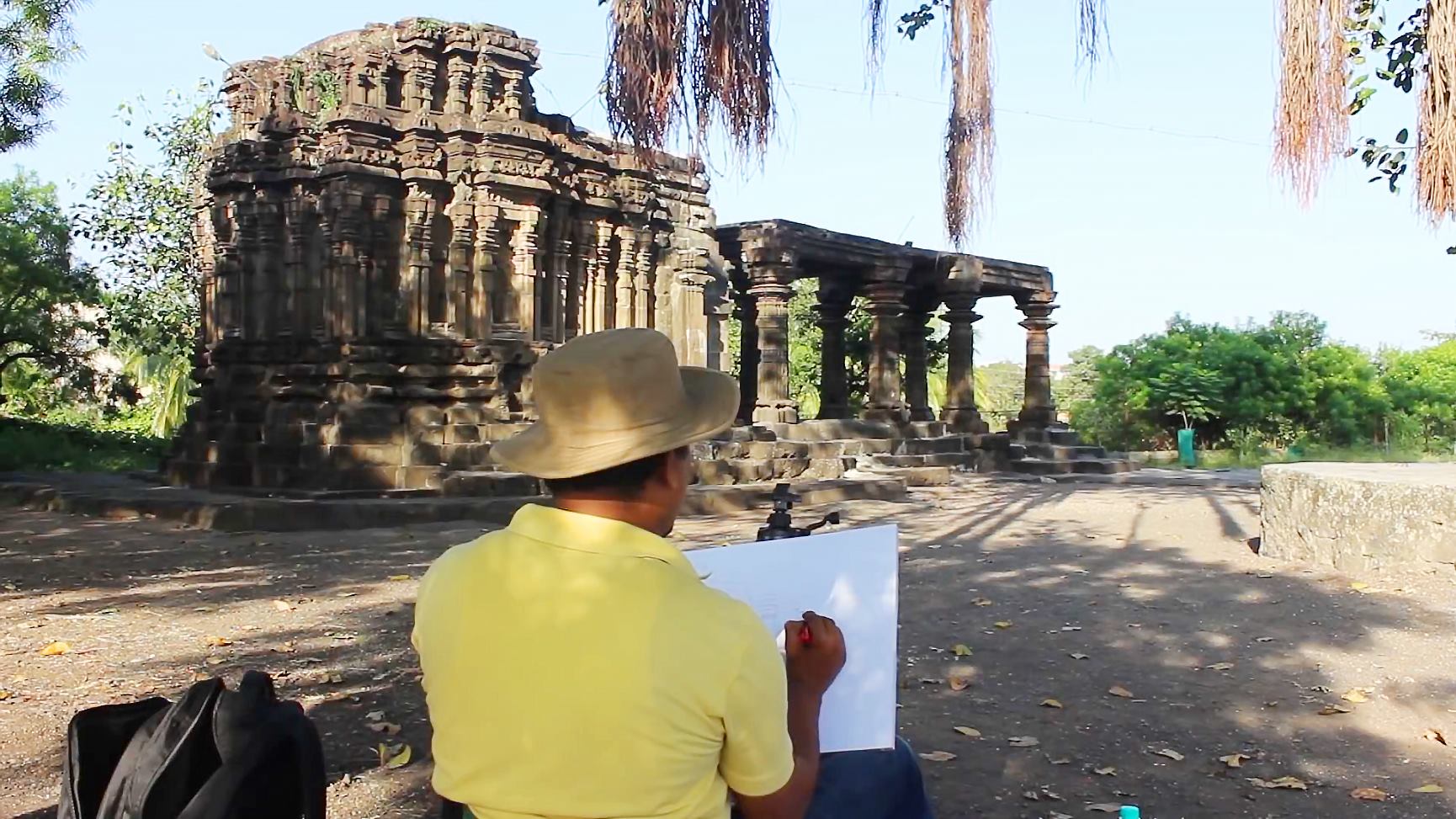 光遇水彩画风景教程,如何用水彩画人画出光感