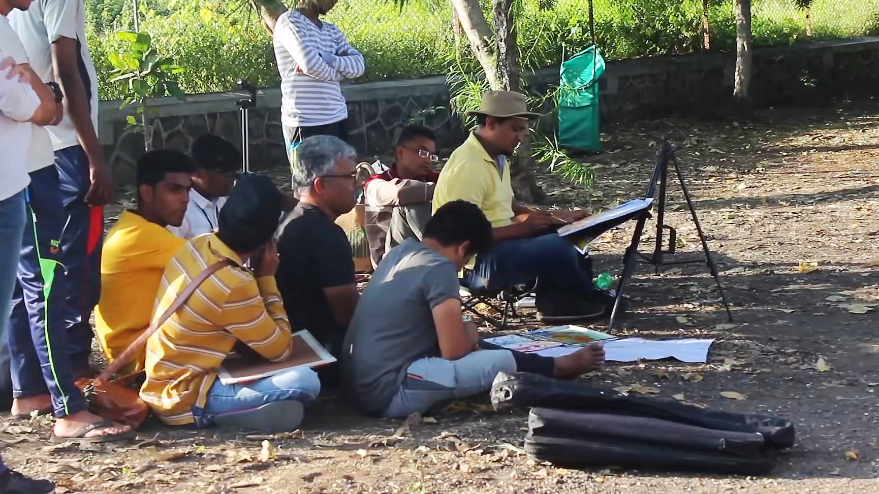 光遇水彩画风景教程,如何用水彩画人画出光感