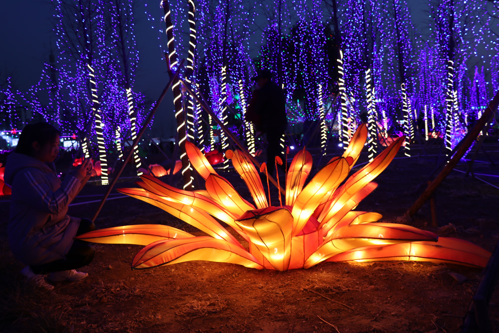 峡山灯会2021航拍,峡山灯会2021照片