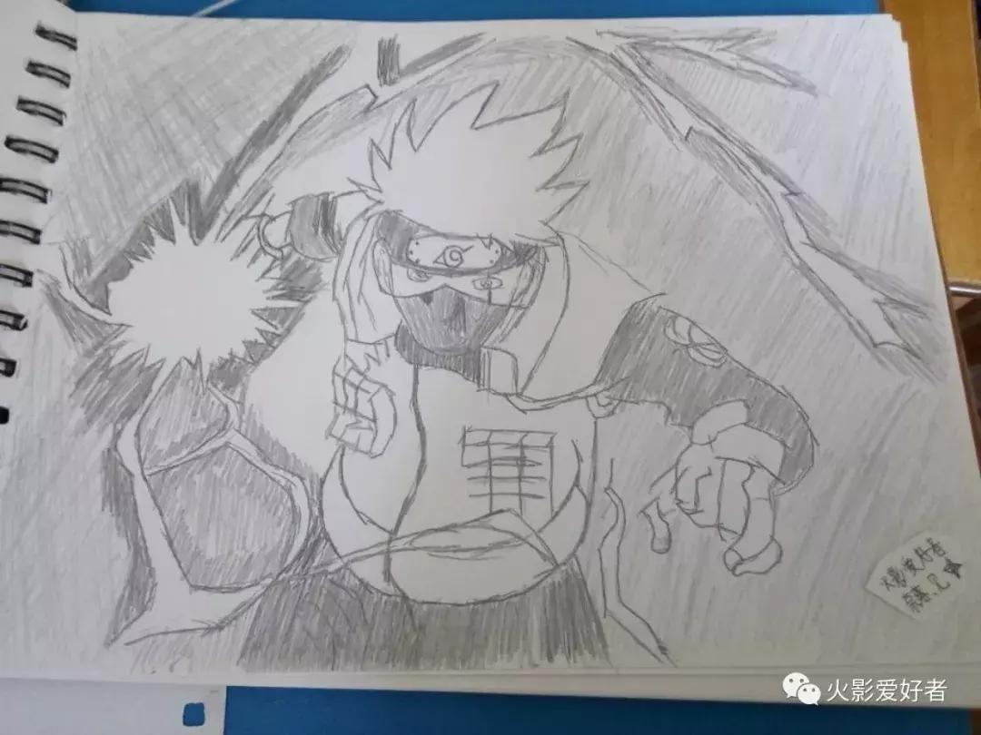 火影手绘集合,手绘火影忍者教程圆珠笔