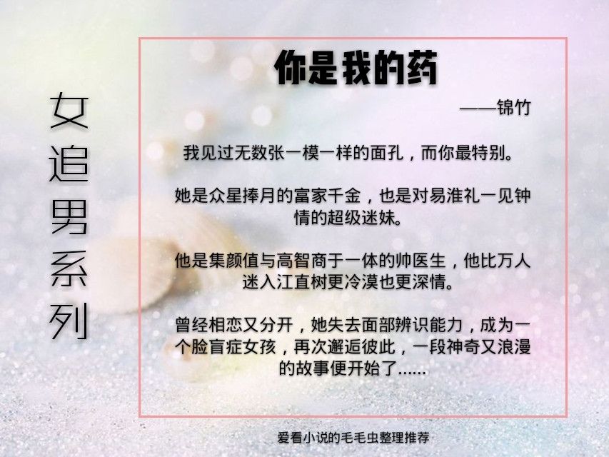 每一本都值得看的女追男小说,5本女追男文推荐