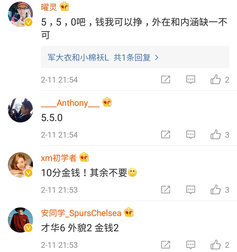 如何评价你的爱人,如果给你打分你会怎么样