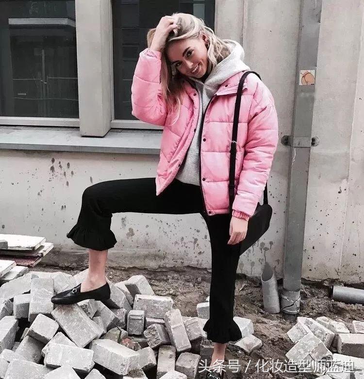 羽绒服穿起来臃肿你裤子选对了吗,羽绒服穿着没气质