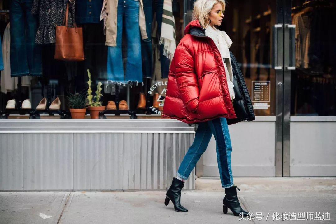 羽绒服穿起来臃肿你裤子选对了吗,羽绒服穿着没气质
