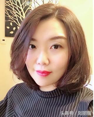 适合大脸盘女生的短发型图片,适合大脸的盘头发型女最新