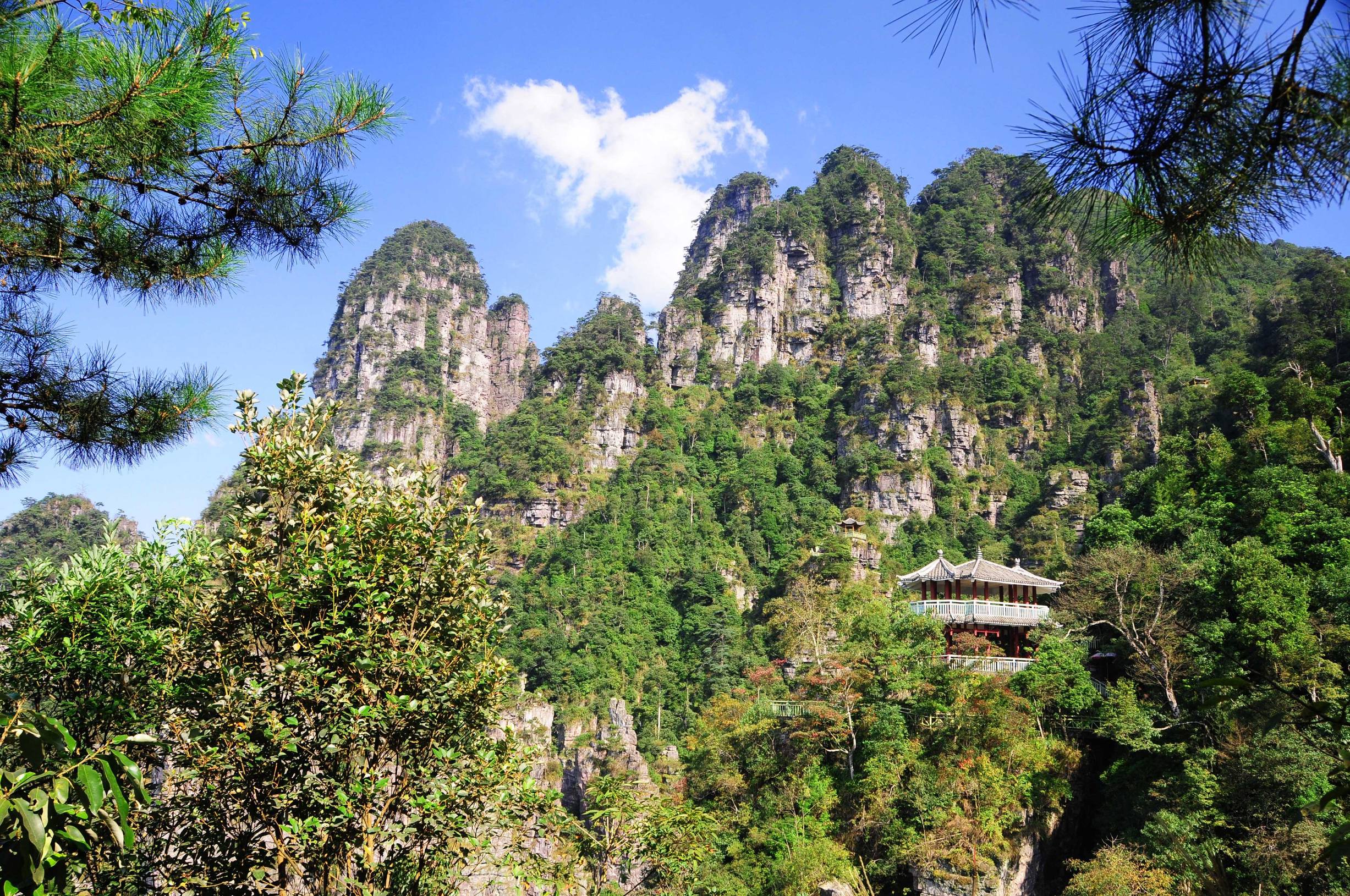 金寨莲花山八景,广州莲花山风景