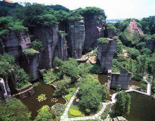 金寨莲花山八景,广州莲花山风景