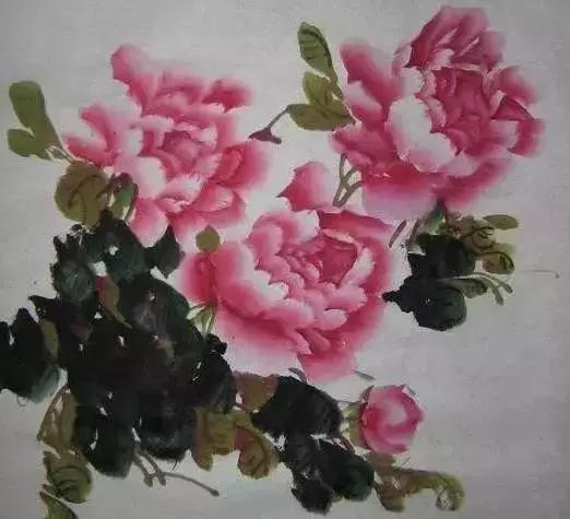 果果小写意牡丹画法教学视频,王绣写意牡丹画法零基础视频