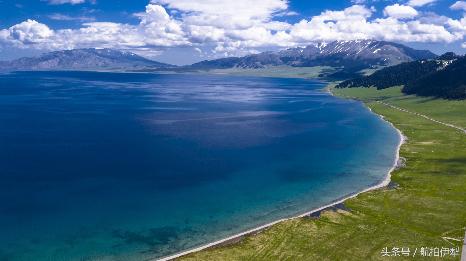 美丽的赛里木湖风景图片,赛里木湖的美景