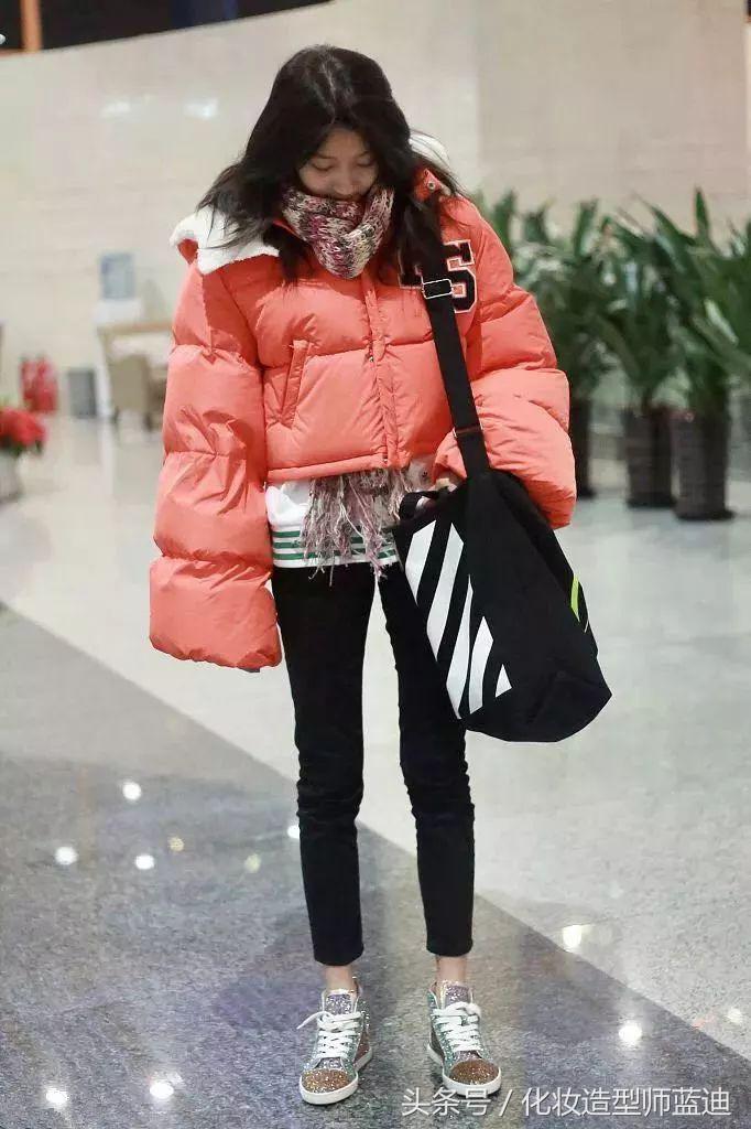 羽绒服穿起来臃肿你裤子选对了吗,羽绒服穿着没气质