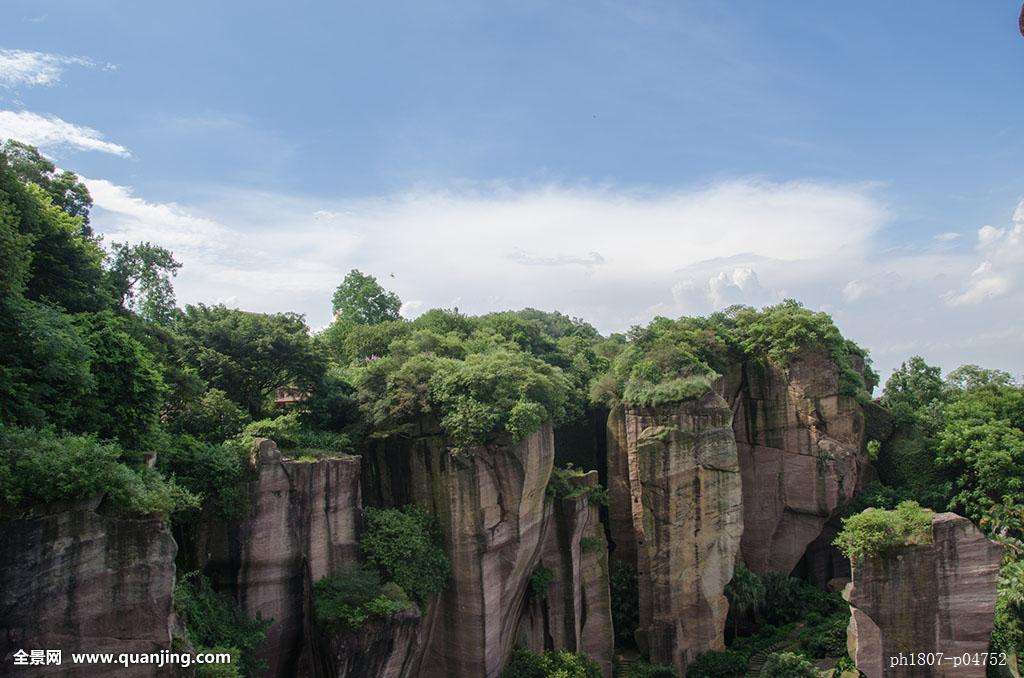 金寨莲花山八景,广州莲花山风景