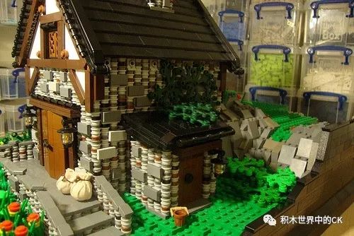 教程手把手教你如何用乐高搭建中古场景5之水车屋