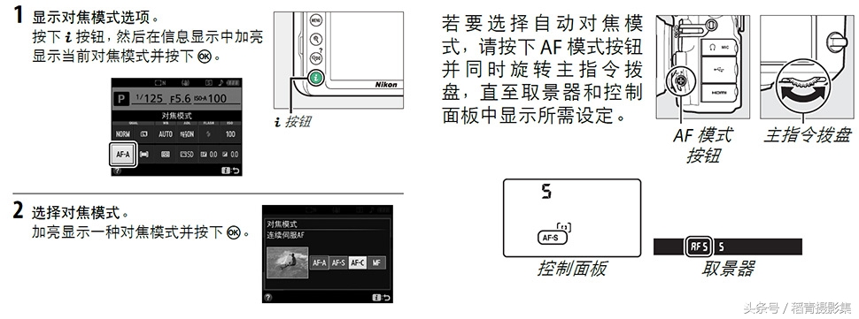 尼康单点对焦和多点对焦怎么设置,5分钟让你读懂尼康相机对焦模式