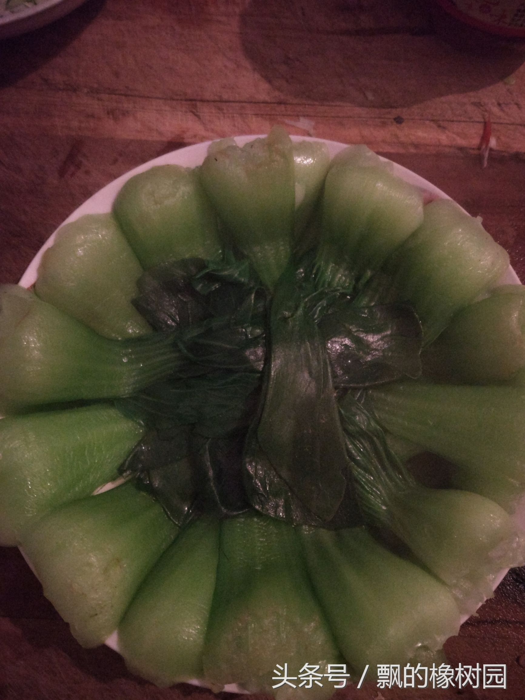 香菇扒油菜正宗做法,第一美食香菇扒油菜