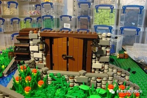 教程手把手教你如何用乐高搭建中古场景5之水车屋